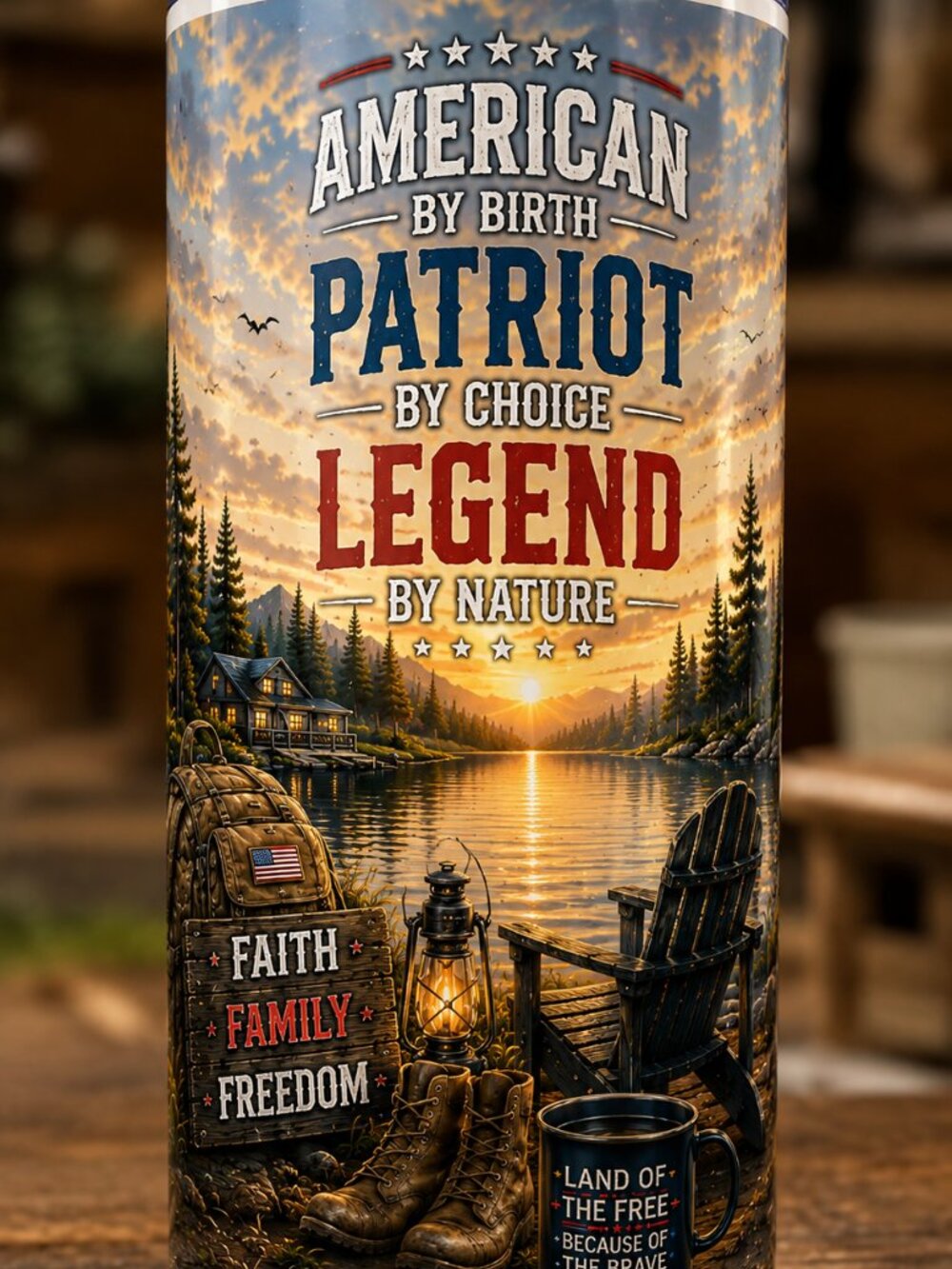 AMERICAN PATRIOT TUMBLER